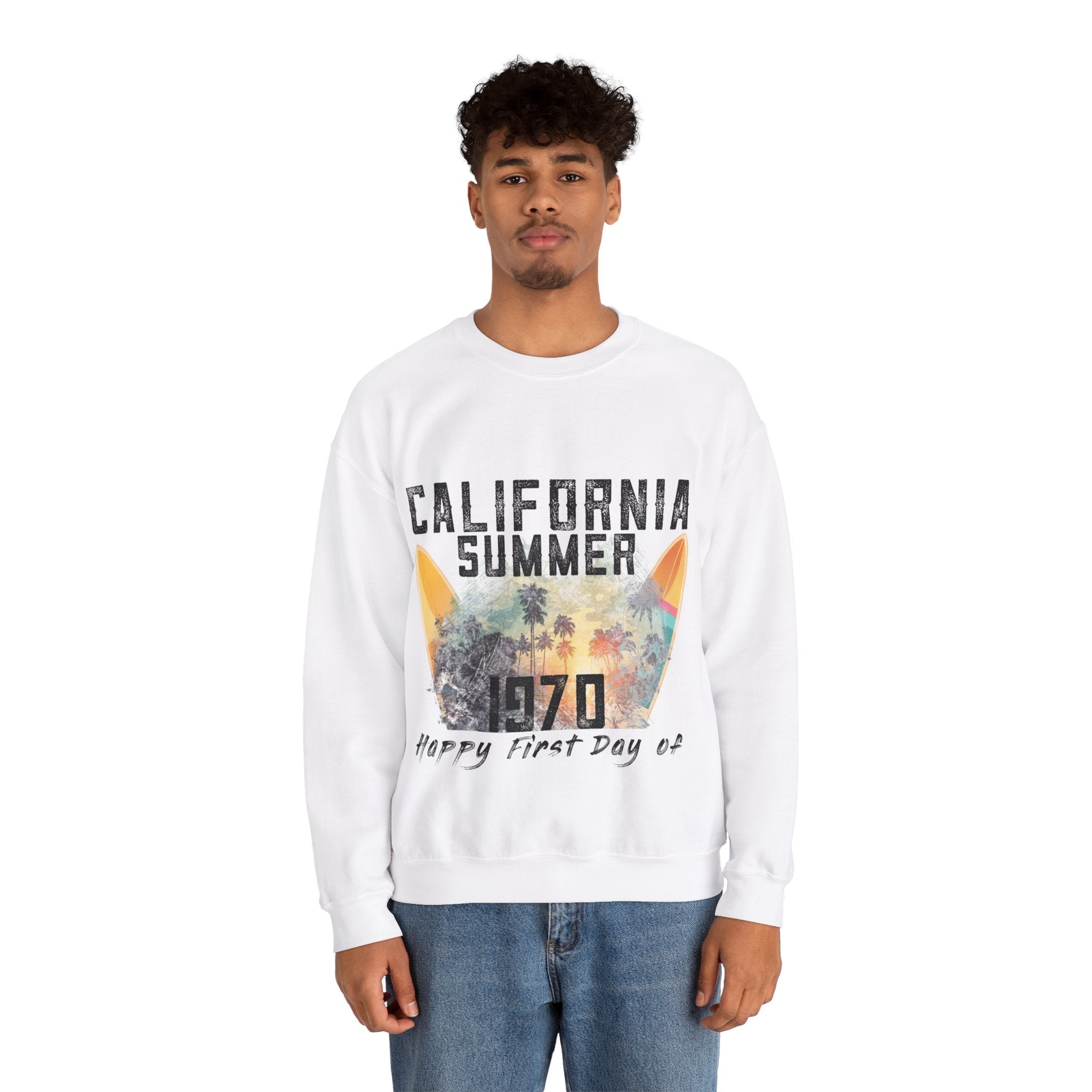 Palm Springs Summer Beach California Crewneck Sweatshirt