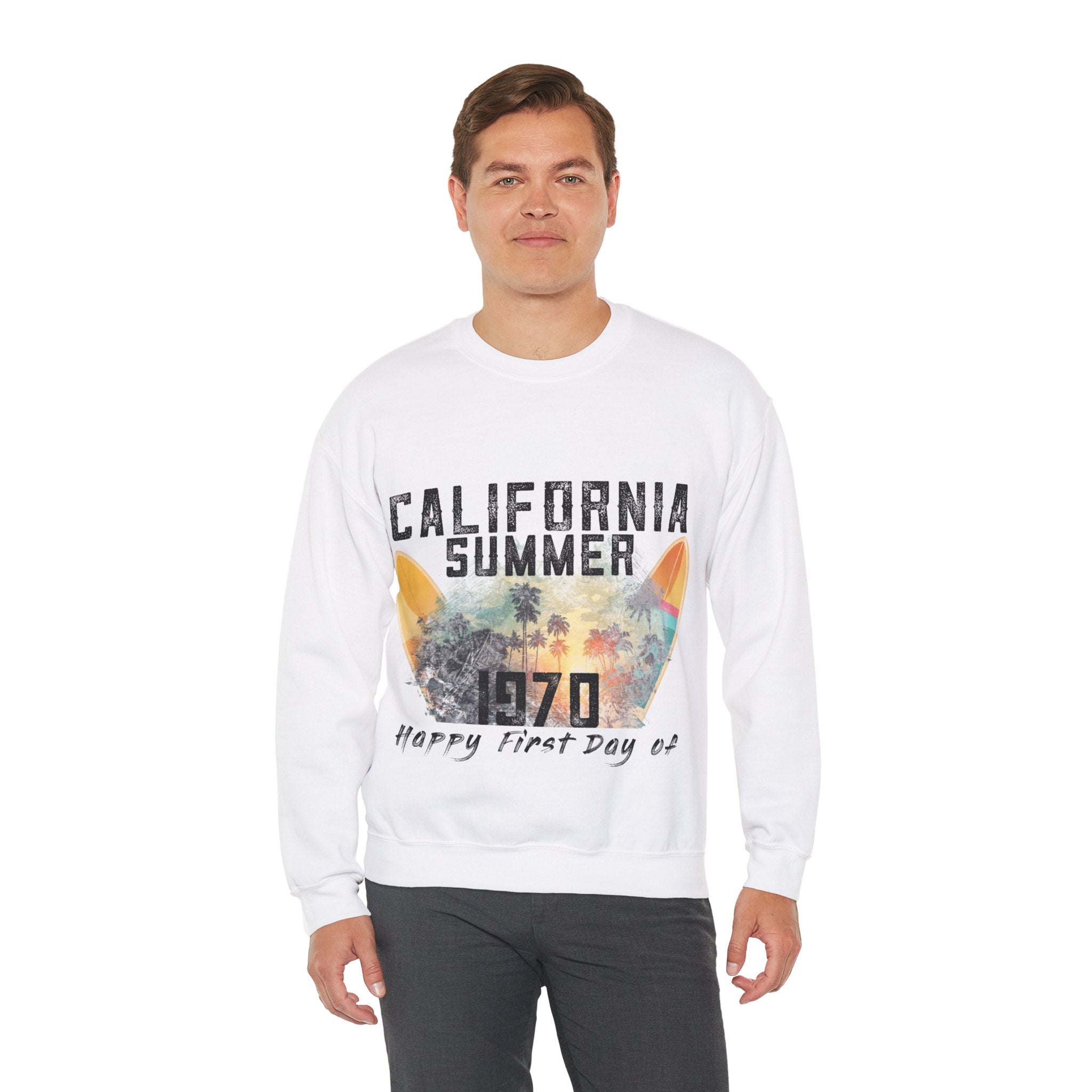 Palm Springs Summer Beach California Crewneck Sweatshirt