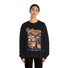 Yellowstone National Park Vibrant Sunset Over A Tranquil Lake Crewneck Sweatshirt