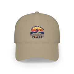 Discover the Beauty: Jackson Hole, Wyoming Low Profile Baseball Cap