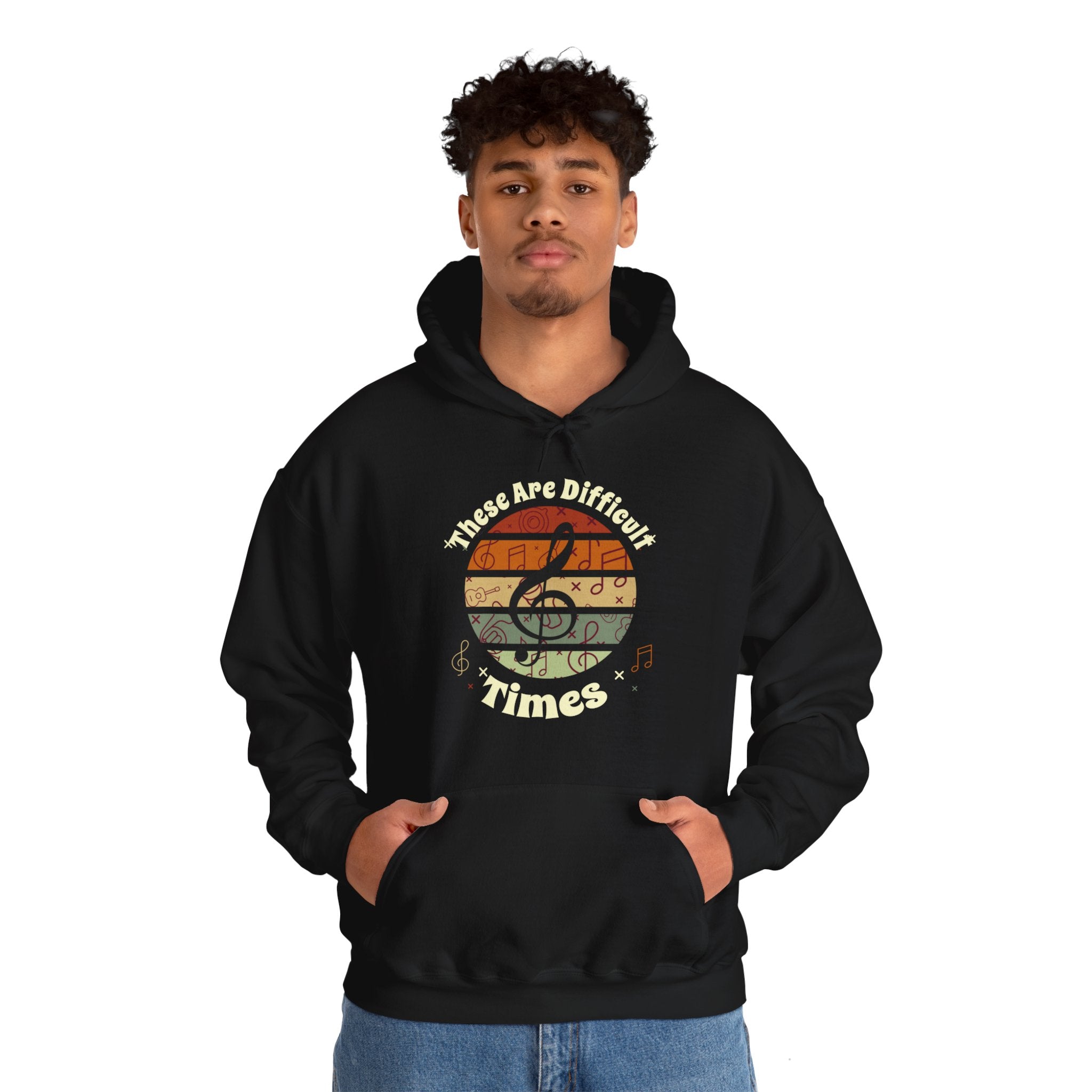 These Are Difficult Times Music Lover Gifts Hoodie