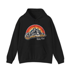 Colorado Rocky Mountain Retro Vintage Nature Hoodie