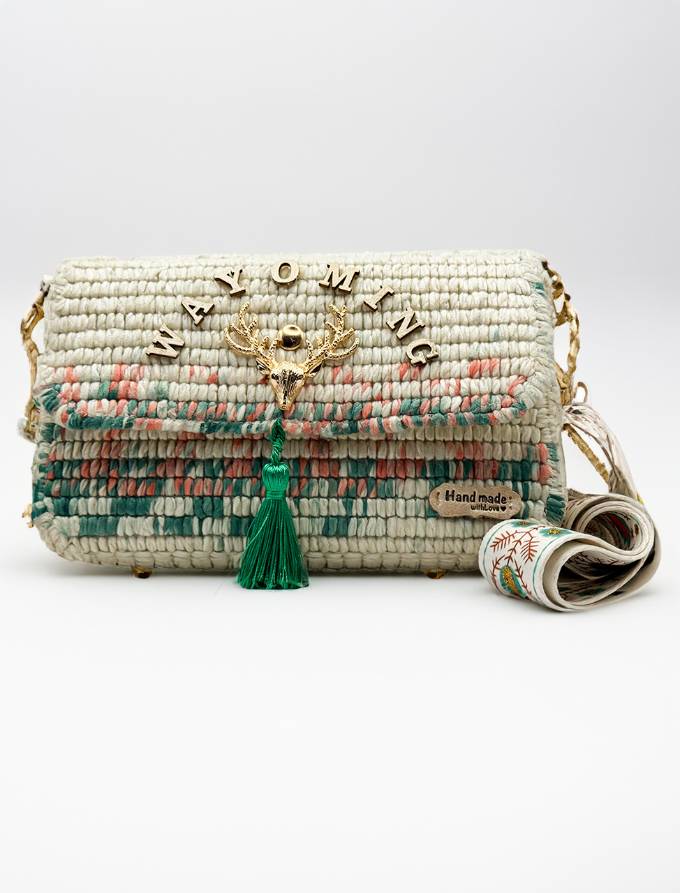 One-of-a-Kind Wyoming Handmade Deer Head Handbag