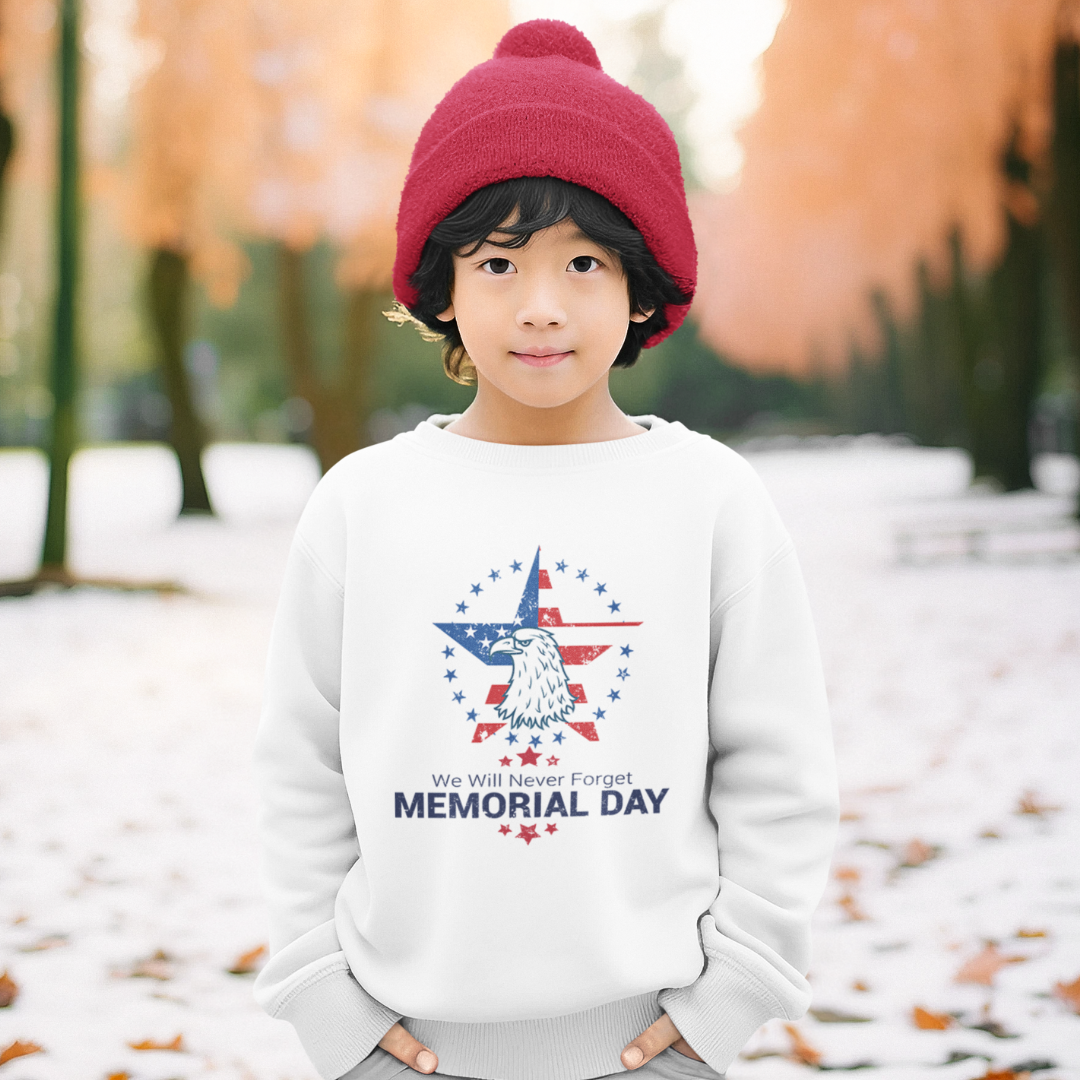 Memorial Day Graphic Crewneck Sweatshirt